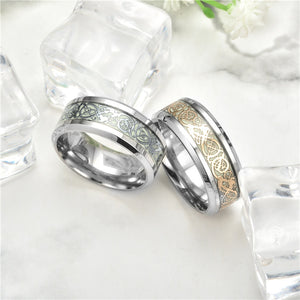 Luminous Plated Silver Rings