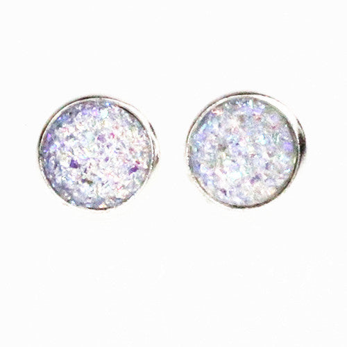 New Rhinestone Crystal Silver Stud Earrings