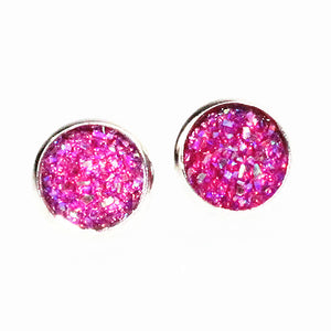 New Rhinestone Crystal Silver Stud Earrings