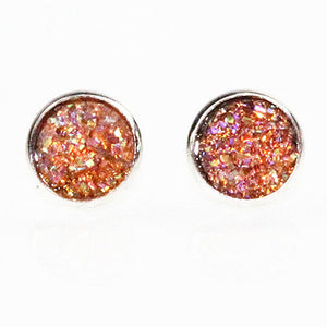 New Rhinestone Crystal Silver Stud Earrings