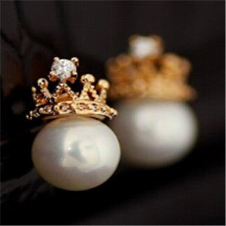 New Rhinestone Crystal Silver Stud Earrings