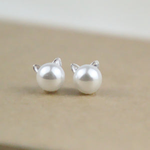 New Rhinestone Crystal Silver Stud Earrings