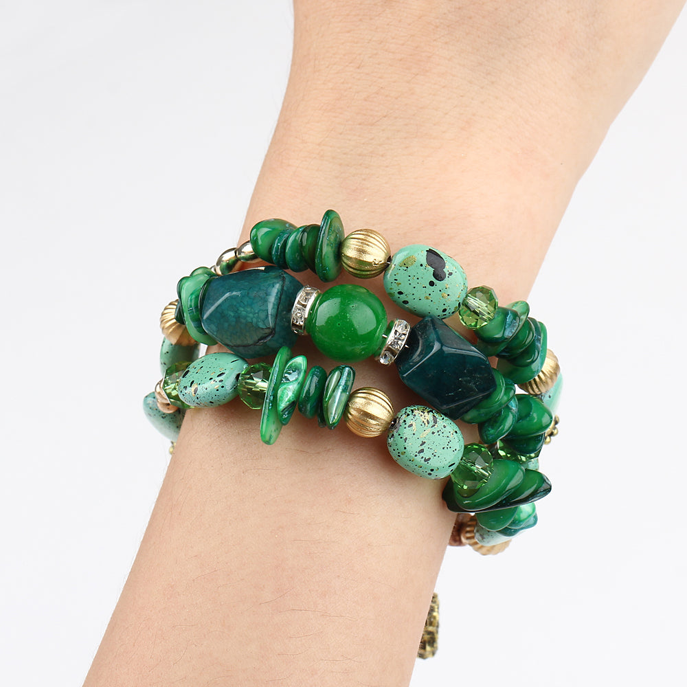Ultra Green Crystal Bracelets