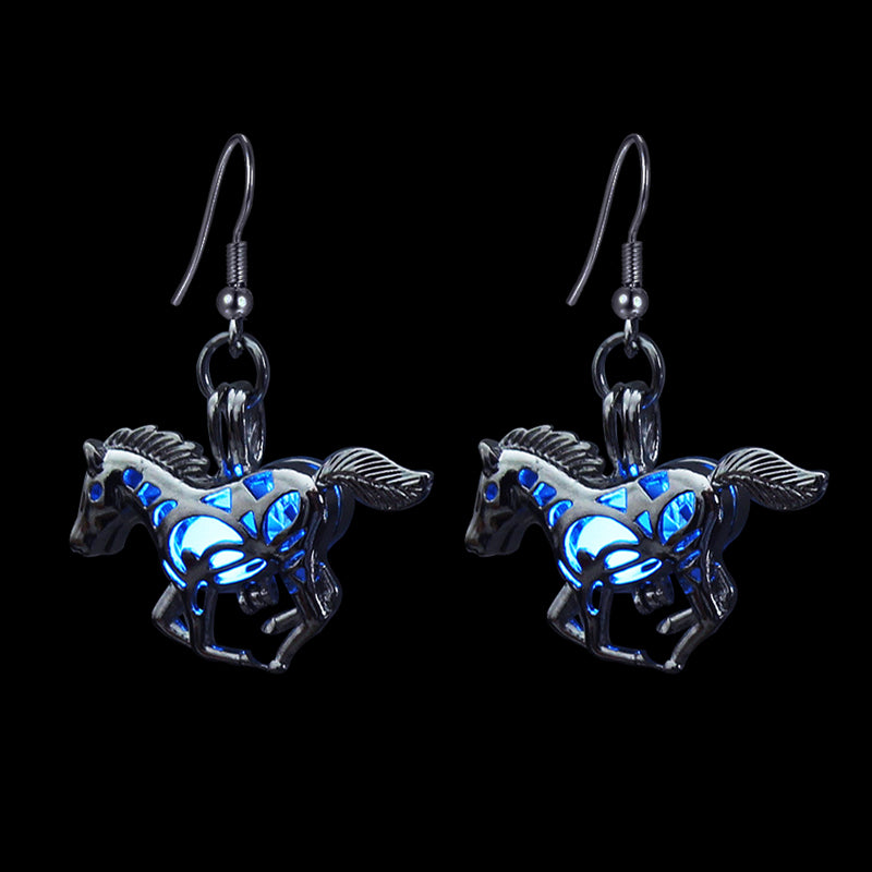 LUMINOUS HORSE EARRINGS