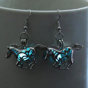 LUMINOUS HORSE EARRINGS