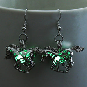 LUMINOUS HORSE EARRINGS