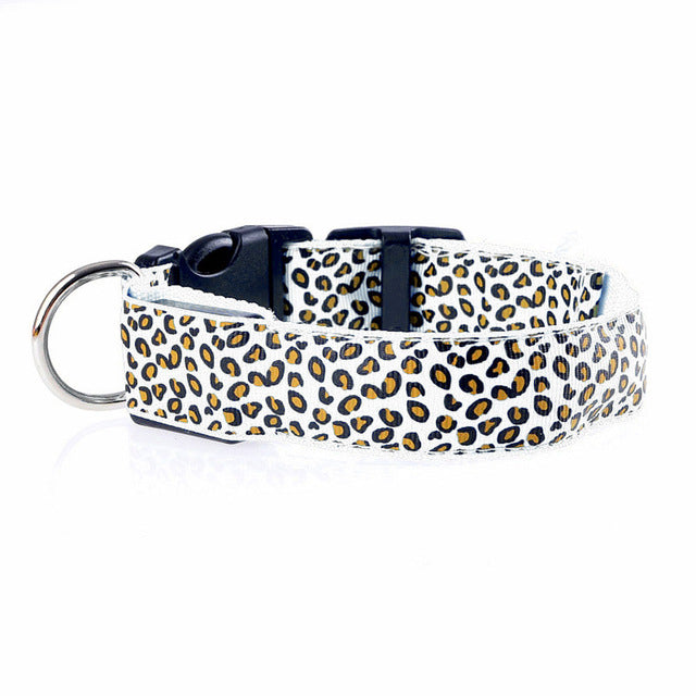 Jaguar Plated LED Pet Collar