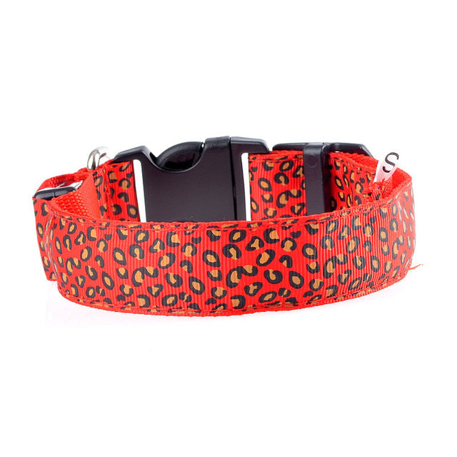 Jaguar Plated LED Pet Collar