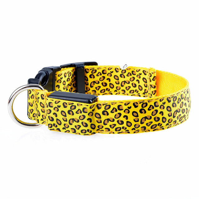 Jaguar Plated LED Pet Collar