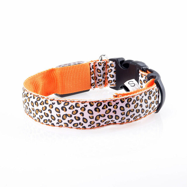 Jaguar Plated LED Pet Collar