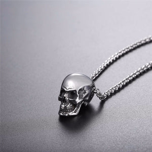 SUPER SILVER SEXY SKULL NECKLACE