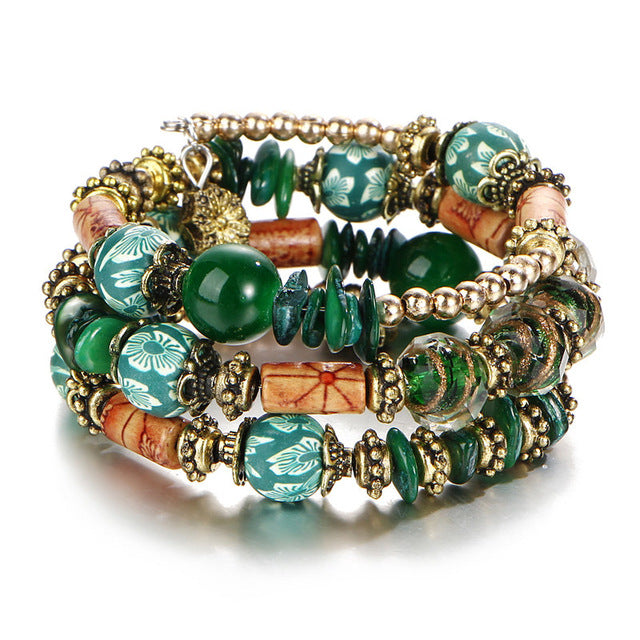 Ultra Green Crystal Bracelets