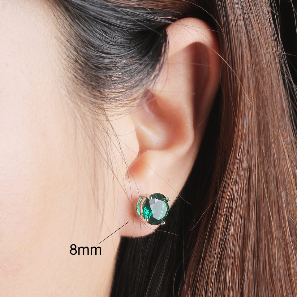 Nano Emerald Earrings