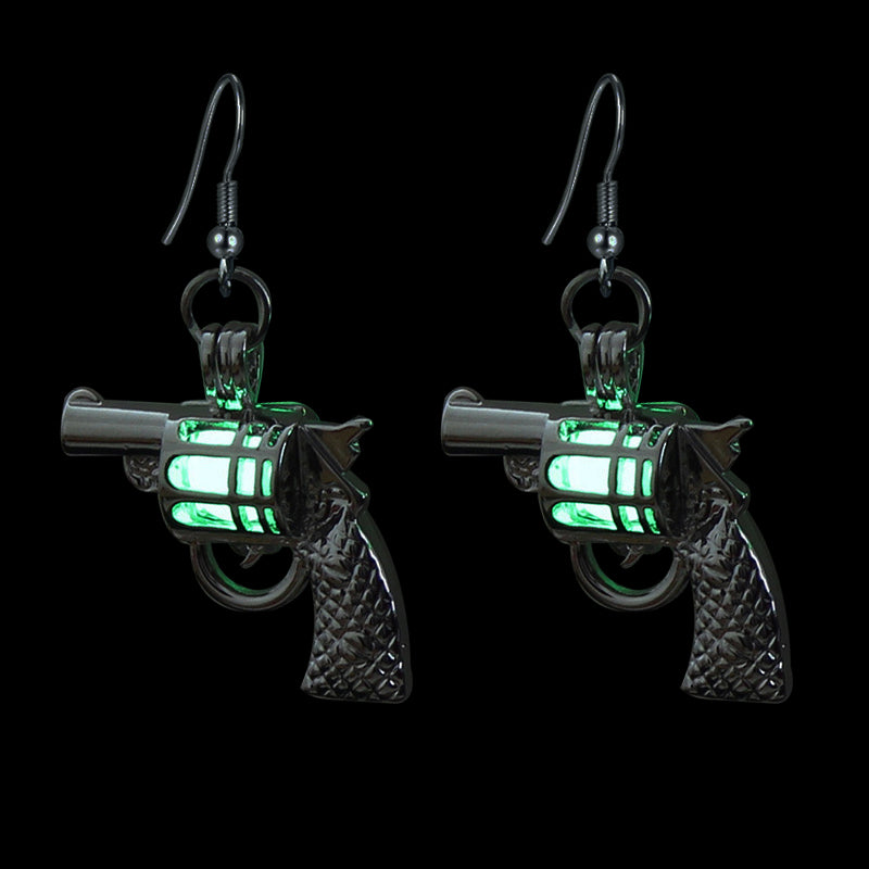 COOL LUMINOUS GUN EARRINGS