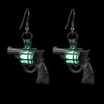 COOL LUMINOUS GUN EARRINGS