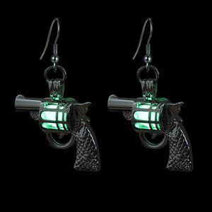 COOL LUMINOUS GUN EARRINGS