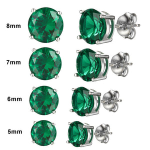 Nano Emerald Earrings