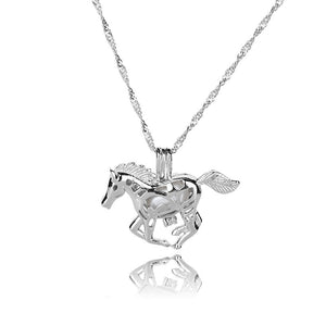 GLOW IN THE DARK HORSE NECKLACE