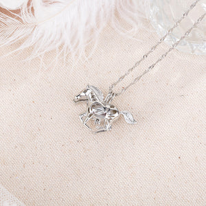 GLOW IN THE DARK HORSE NECKLACE