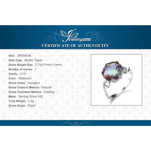 ULTRA MYSTIC TOPAZ RING OF STUNNING BEAUTY