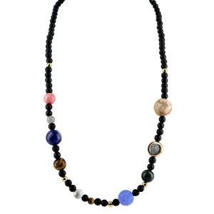 Cosmic Galaxy Solar System Necklace