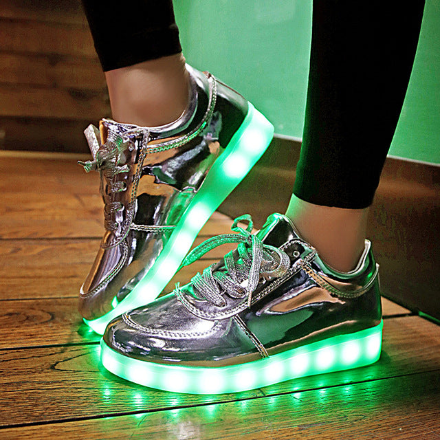Glow in the Dark LED Shoes