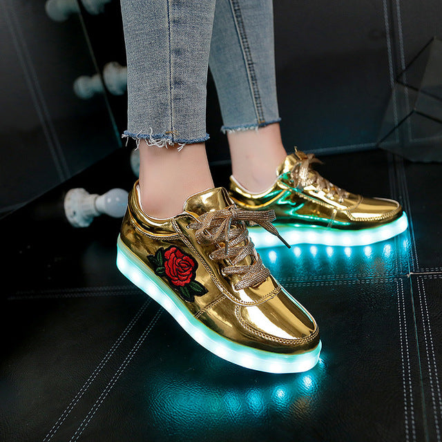 Glow in the Dark LED Shoes