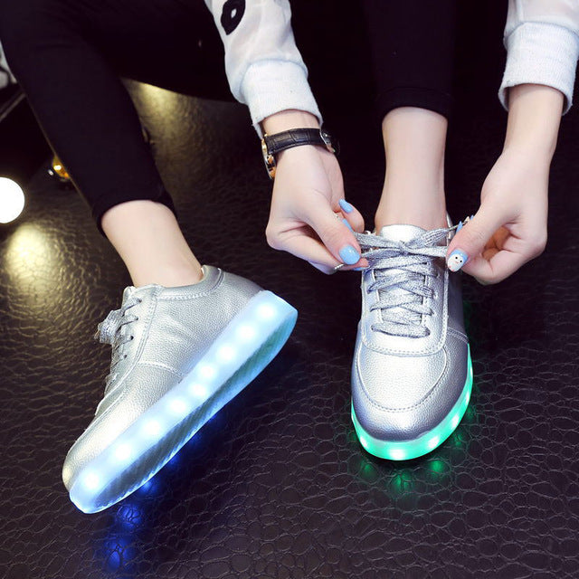 Glow in the Dark LED Shoes