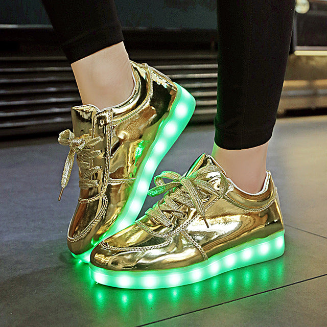 Glow in the Dark LED Shoes