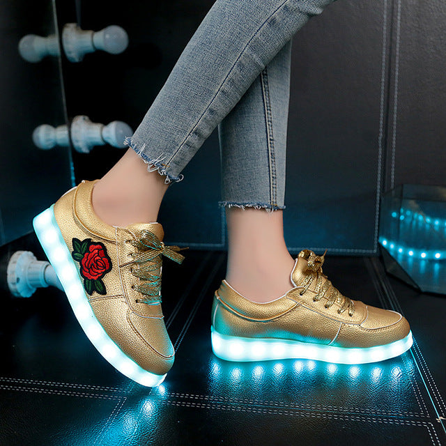 Glow in the Dark LED Shoes
