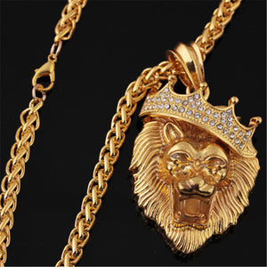 GLOW IN THE DARK LION EMPEROR NECKLACE