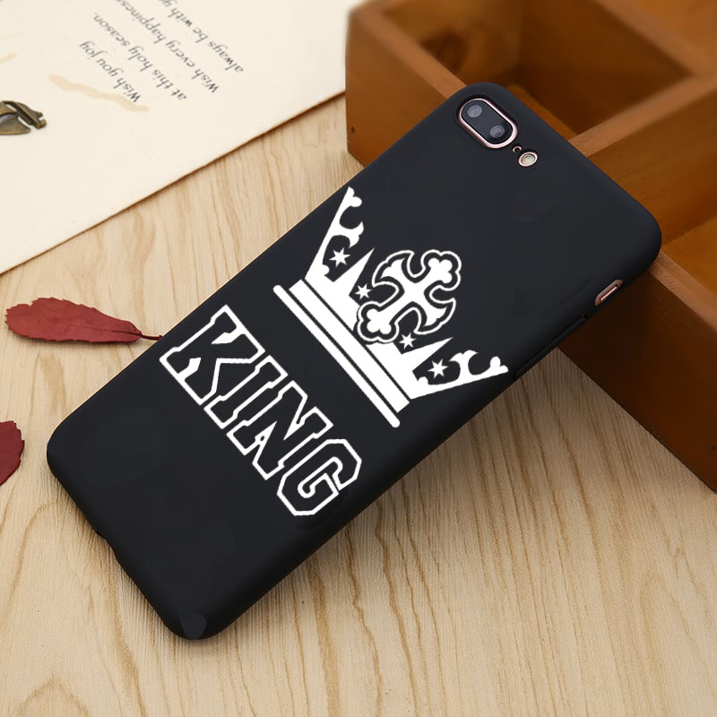 CUTE HER KING & HIS QUEEN PHONE CASES