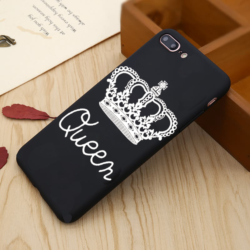 CUTE HER KING & HIS QUEEN PHONE CASES