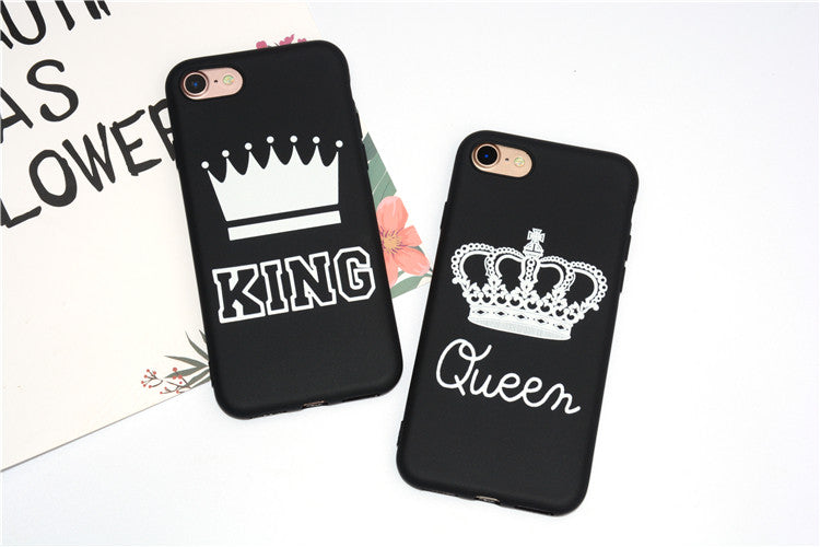 CUTE HER KING & HIS QUEEN PHONE CASES