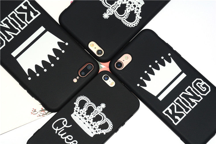 CUTE HER KING & HIS QUEEN PHONE CASES