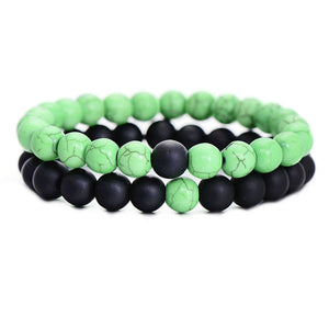 2Pcs/Set Couples Distance Bracelets