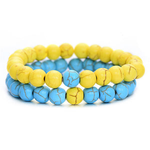 2Pcs/Set Couples Distance Bracelets