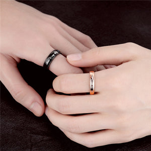 HER KING HIS QUEEN COUPLES BEAUTY RING SET