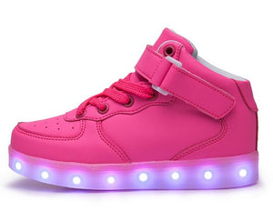Kids Awesome Glowing LED Shoes