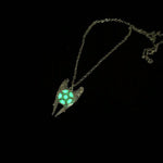 GLOW IN THE DARK ANGEL WINGS NECKLACE
