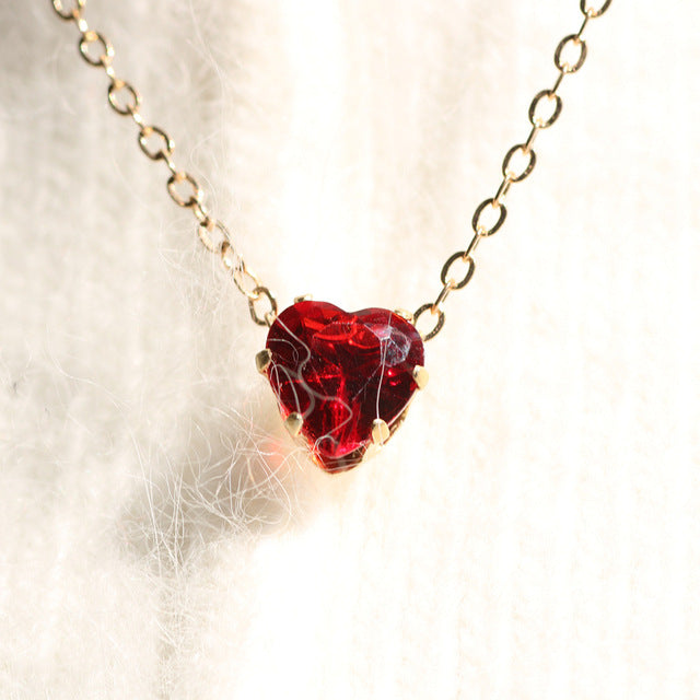 Beautiful Crystal Heart Necklaces