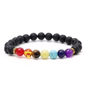 Mystic Purple & Black Beaded Bracelets