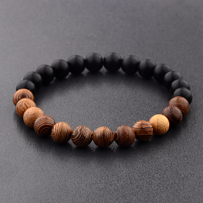 Natural Wooded Bead Bracelets
