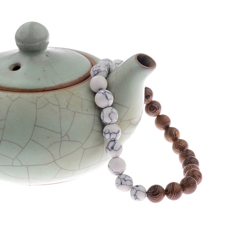 Natural Wooded Bead Bracelets