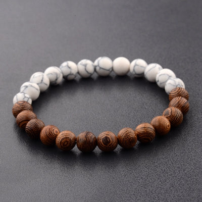 Natural Wooded Bead Bracelets