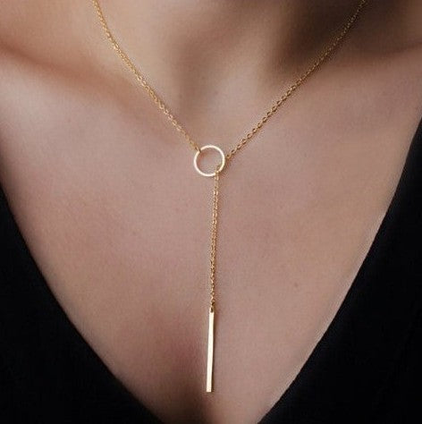 Gold Plated Heart Chain Necklace