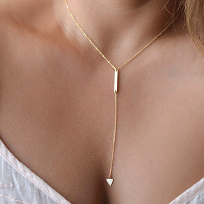 Gold Plated Heart Chain Necklace