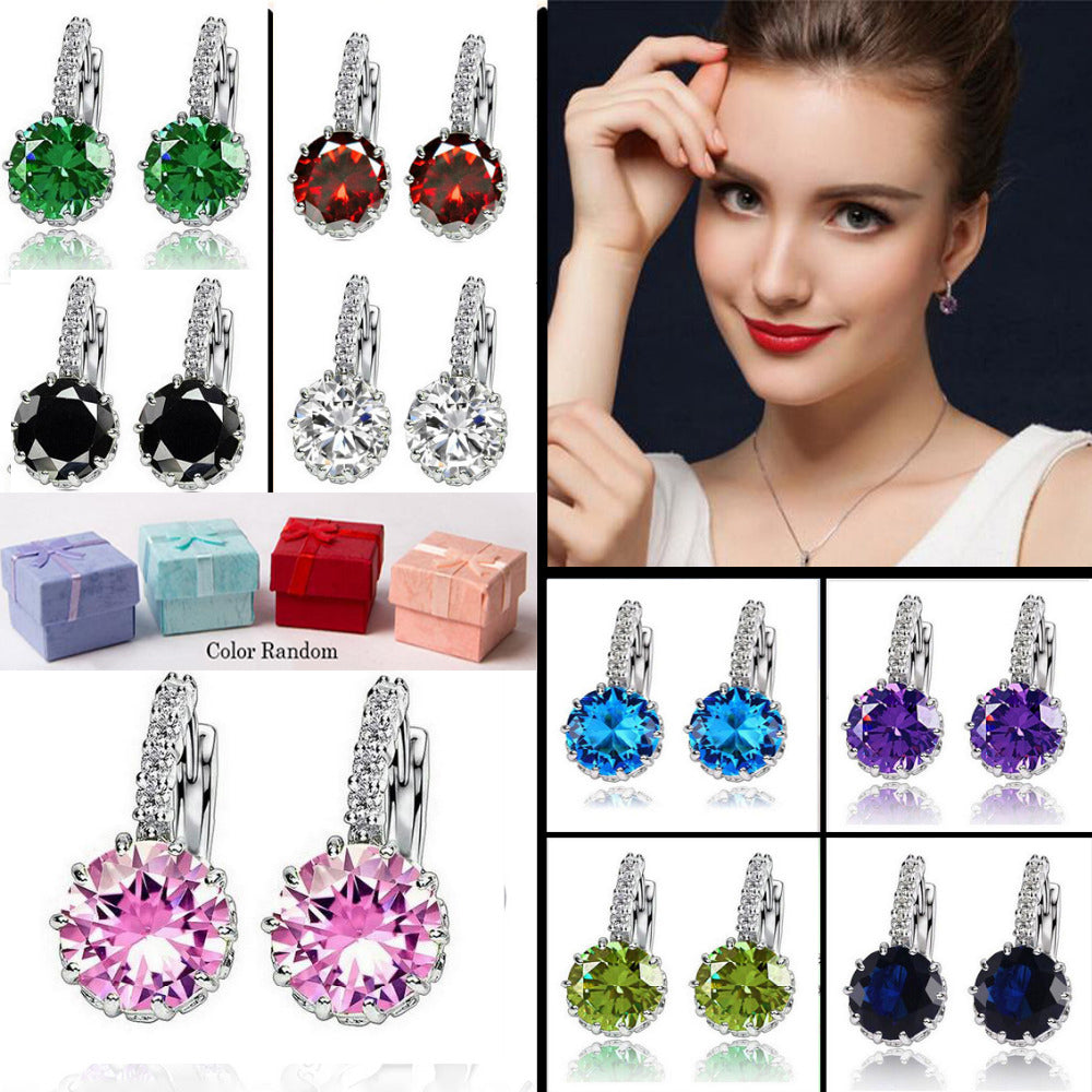Beautiful Jeweled Crystal Earrings