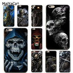 Grim Reaper Skull Hybrid phone case for iPhone 6S 6plus 7 7plus 8 8Plus X XS MAX XR 5 5S case