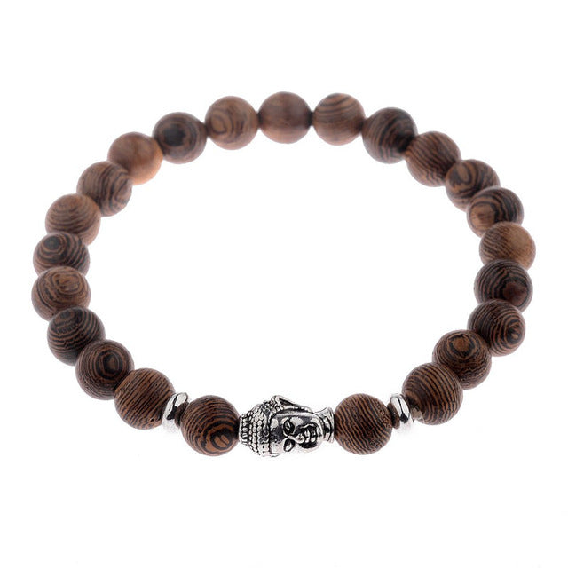 Natural Wooded Bead Bracelets